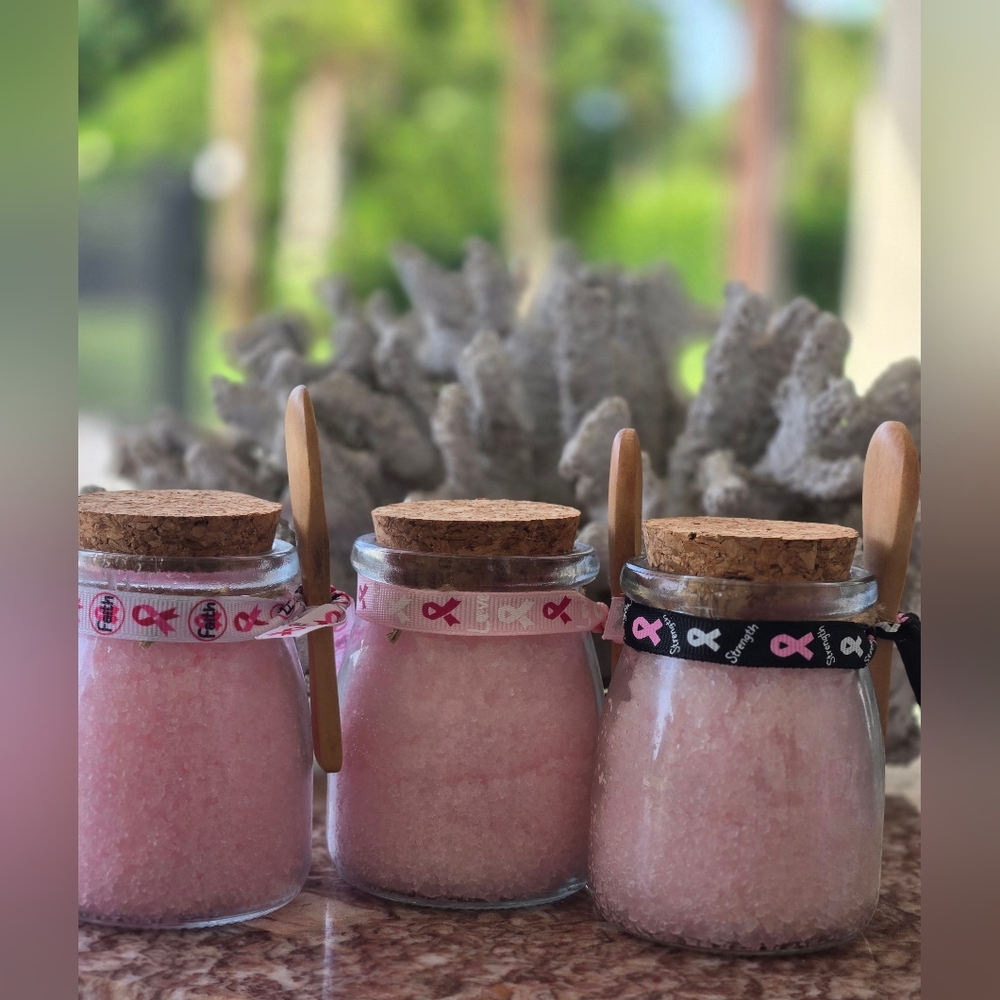 Homemade Salt Scrub Bundle of 3